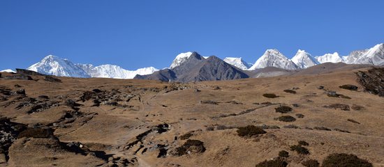 Obří náhorní planina na cestě do Gokya