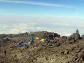 Kibo/Uhuru Peak (5895m), Kilimandžáro, Tanzanie