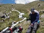 Aklimatizace v pohoří Cordón del Plata poblíž Mendozy, Argentina