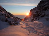 Slavkovský štít (2452m), Veverkův žlab, Vysoké Tatry, Slovensko