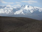 Hory oddělující Chile od Bolívie