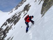 Zimní výstup na Ťažký štít (2520m), Vysoké Tatry, Slovensko