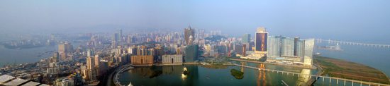 Panorama z Macau Tower