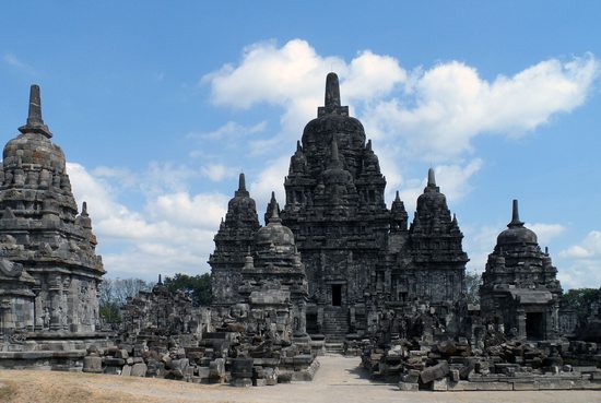 Prambanan – chrám Sewu, Jáva, Indonésie