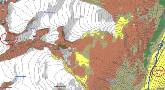 Mapa - trasa ze Spiterstulenu