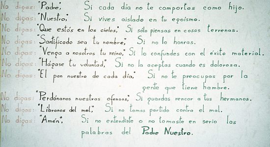 Padre Nuestro, Chile