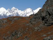 Langtang přes sedlo Ganja La, Nepál