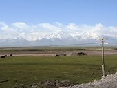 Cesta z Oše do základního tábora Ačik-Taš (3600m), Kyrgyzstán