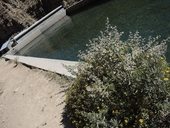 Městské lázně u obce Chusmiza - hlavní bazén, Chile