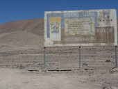 Nedaleko obce Maria Elena jsou k vidění další geoglyfy, Chile