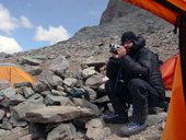 Přístup pod Aconcagua údolími Vacas a Relinchos, Argentina