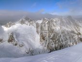 Slavkovský štít (2452m), Veverkův žlab, Vysoké Tatry, Slovensko