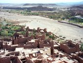 Hliněné hrady v poušti - Aït Benhaddou, Maroko