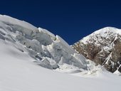 Aklimatizační výstup do druhého výškového tábora C2 (5380m), Kyrgyzstán