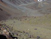 Aklimatizace v pohoří Cordón del Plata poblíž Mendozy, Argentina