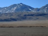 Pohled na Nevado Tres Cruces ze silnice ...