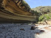 pláž u pancake rocks