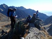 Přechod hřebene Bášt, Vysoké Tatry, Slovensko