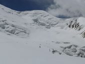 Aklimatizační výstup do druhého výškového tábora C2 (5380m), Kyrgyzstán