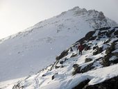 Slavkovský štít (2452m), Veverkův žlab, Vysoké Tatry, Slovensko