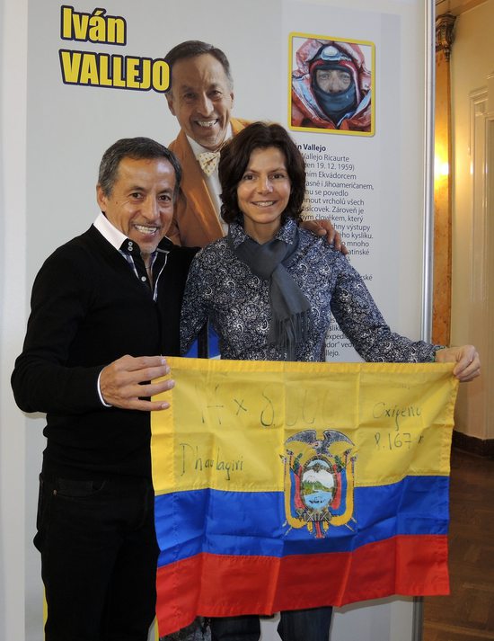 Iván Vallejo and Gerlinde Kaltenbrunner, Prague, Czech republic