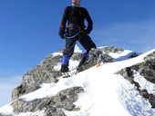 Zimní výstup na Ťažký štít (2520m), Vysoké Tatry, Slovensko