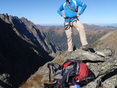 Přechod hřebene Bášt, Vysoké Tatry, Slovensko