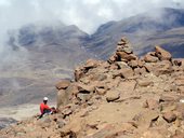 Kibo/Uhuru Peak (5895m), Kilimandžáro, Tanzanie