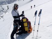 Aklimatizační výstup do druhého výškového tábora C2 (5380m), Kyrgyzstán