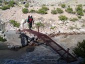 Přístup pod Aconcagua údolími Vacas a Relinchos, Argentina