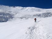 Aklimatizační výstup do druhého výškového tábora C2 (5380m), Kyrgyzstán