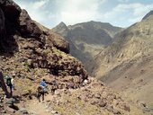 Jebel Toubkal (4167m), Vysoký Atlas, Maroko