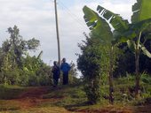 Cesta z Nairobi do městečka Chogoria - jedno z výchozích míst k branám Národnícho parku Mt. Kenya, Keňa