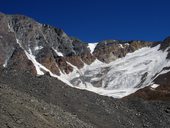 Aklimatizace v pohoří Cordón del Plata poblíž Mendozy, Argentina