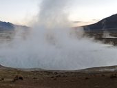 Termas de Polloquere, Salar de Surire, Chile