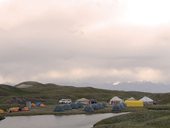 Cesta z Oše do základního tábora Ačik-Taš (3600m), Kyrgyzstán