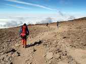 Kibo/Uhuru Peak (5895m), Kilimandžáro, Tanzanie