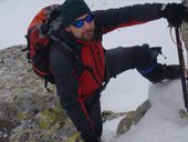 Zimní výstup na Východný Mengusovský štít (2398m), Vysoké Tatry, Slovensko