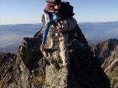 Přechod hřebene Bášt, Vysoké Tatry, Slovensko