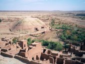 Hliněné hrady v poušti - Aït Benhaddou, Maroko