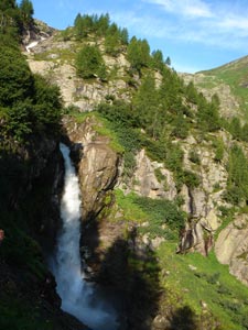 Vodopády na potoce Karlesbach.