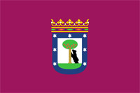 Vlajka města Madrid