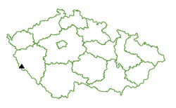 Mapa - Čerchov (1042m), Český les