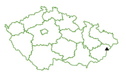Mapa - Malý Javorník (1021m), Javorníky