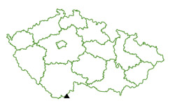 Mapa - Kamenec (1072m), Novohradské hory