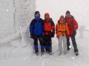 Vrchol - Sněžka (1603m), Krkonoše