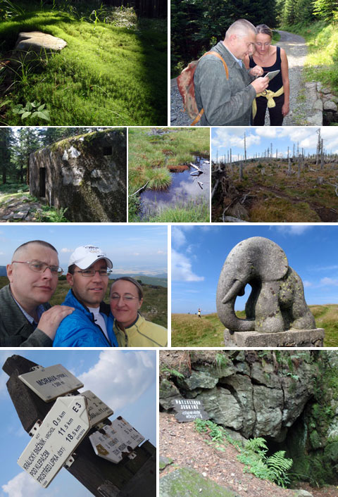 Výstup na Králický Sněžník (1424m) v pohoří Králický Sněžník.