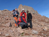 Point Lenana (4985m), Mt. Kenya, Keňa