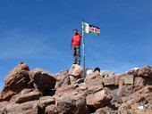 Point Lenana (4985m), Mt. Kenya, Keňa