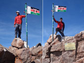 Point Lenana (4985m), Mt. Kenya, Keňa